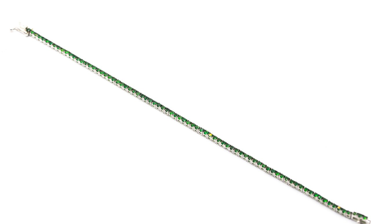 2.38 Karat Green Garnet Bileklik