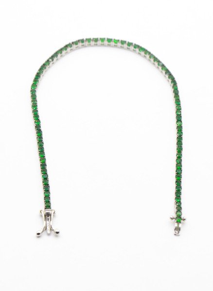 2.38 Karat Green Garnet Bileklik