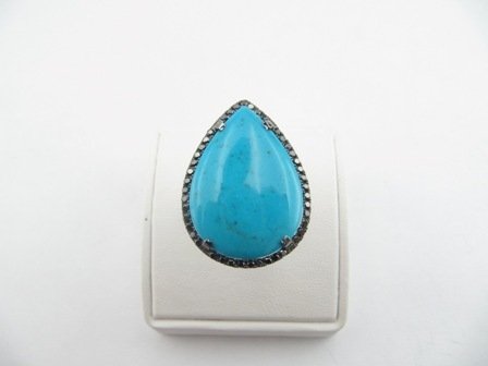 Pırlantalı Turquoise Yüzük
